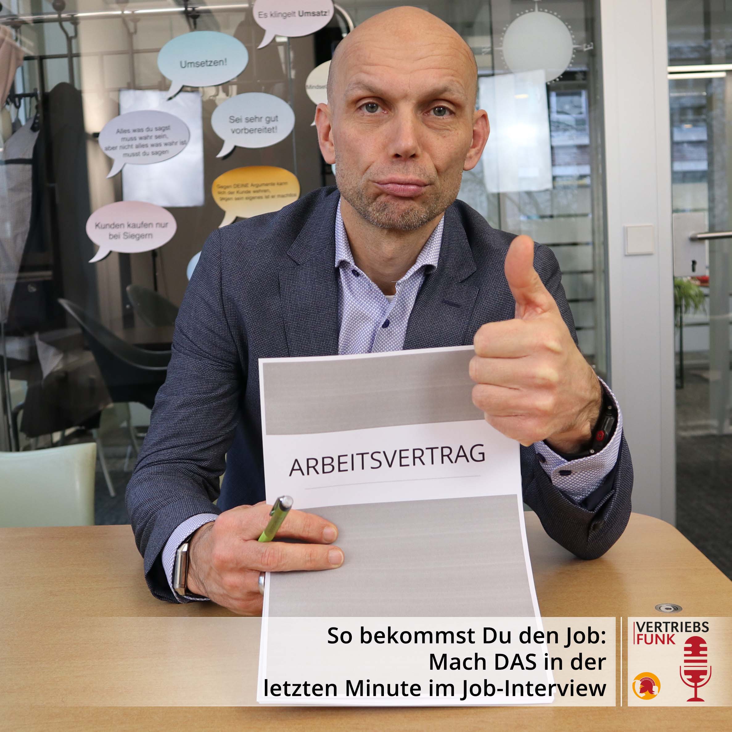 VertriebsFunk Episode 399 – So bekommst Du den Job- Mach DAS in der letzten Minute im Job-Interview_BB