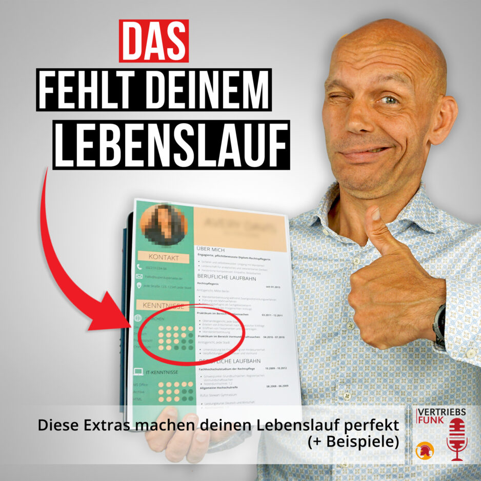 Vertriebsfunk Episode 677 Diese Extras Machen Deinen Lebenslauf Perfekt Beispiele